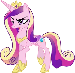 Size: 755x736 | Tagged: artist:bluefluffydinosaur, derpibooru import, princess cadance, safe, simple background, solo, transparent background, vector