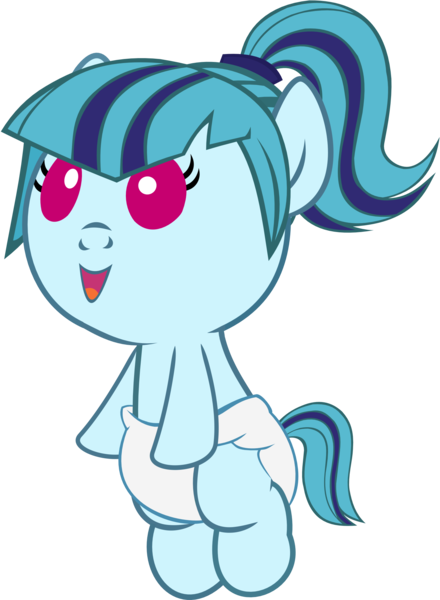 Size: 1611x2198 | Tagged: safe, artist:megarainbowdash2000, derpibooru import, sonata dusk, pony, baby, baby pony, bipedal, cute, daaaaaaaaaaaw, diaper, foal, hnnng, imminent snuggles, incoming hug, open mouth, simple background, smiling, solo, sonatabetes, transparent background, vector