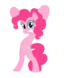 Size: 800x919 | Tagged: artist:bluefluffydinosaur, bridle gossip, derpibooru import, evil enchantress, pinkie pie, safe, simple background, solo, transparent background, vector