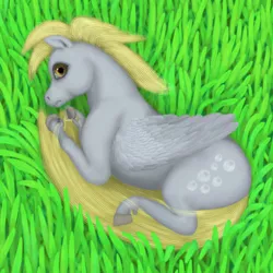 Size: 1000x1000 | Tagged: safe, artist:soobel, derpibooru import, derpy hooves, pegasus, pony, crying, female, mare, solo