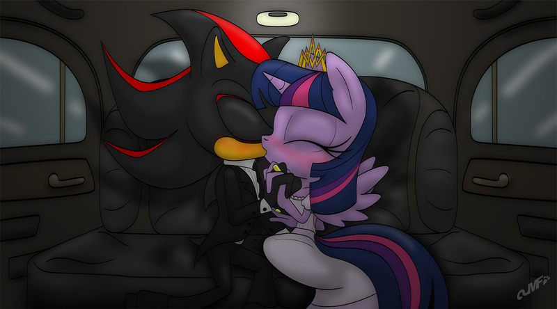 sonic and twilight sparkle kissing