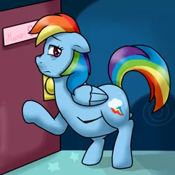 Size: 1000x1000 | Tagged: artist:stockingstreams, derpibooru import, desperation, need to pee, omorashi, potty dance, potty emergency, potty time, preggo dash, pregnant, rainbow dash, safe, trotting in place