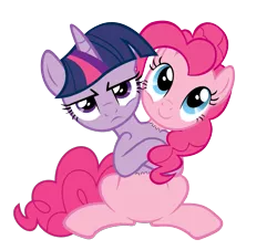 Size: 1317x1193 | Tagged: artist needed, safe, derpibooru import, pinkie pie, twilight sparkle, c:, conjoined, crossed hooves, female, frown, fusion, glare, grumpy, happy, help us, hilarious in hindsight, i dont even, lesbian, looking at you, multiple heads, sewn together, shipping, simple background, smiling, together forever, transparent background, twinkie, two heads, unamused, wat, we have become one, what has science done, wtf