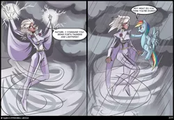 Size: 2509x1736 | Tagged: artist:lexx2dot0, crossover, derpibooru import, marvel comics, ororo monroe, rainbow dash, safe, storm, x-men