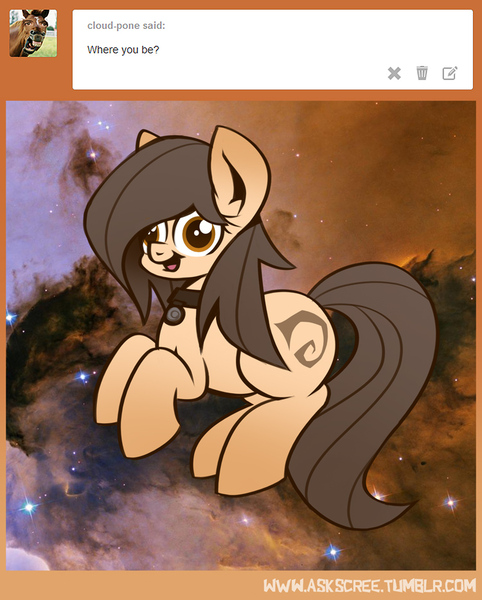 Size: 750x934 | Tagged: safe, artist:biscuitpone, derpibooru import, oc, oc:scree, unofficial characters only, earth pony, pony, solo, tumblr