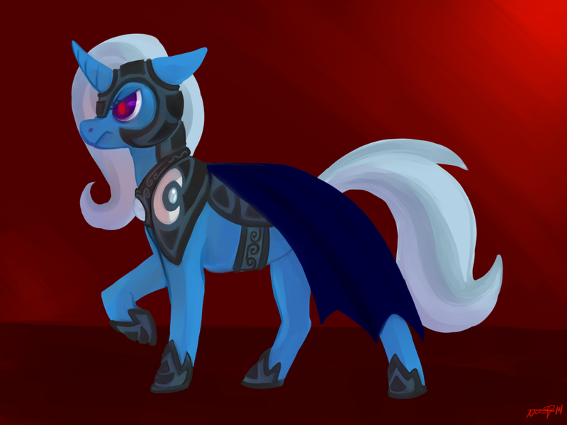 Size: 1280x960 | Tagged: safe, artist:animalstamp, derpibooru import, trixie, pony, unicorn, armor, female, mare, solo