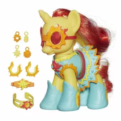 Size: 1500x1500 | Tagged: safe, derpibooru import, sunset shimmer, pony, unicorn, cutie mark magic, doll, irl, photo, toy