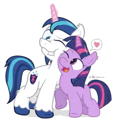 Size: 910x980 | Tagged: affection, artist:dm29, bbbff, brother and sister, colt, cute, derpibooru import, duo, filly, filly twilight sparkle, fluffy, fuzznums, heart, hug, julian yeo is trying to murder us, safe, shining adorable, shining armor, siblings, simple background, style emulation, transparent background, twiabetes, twilight sparkle