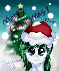 Size: 1024x1229 | Tagged: artist:korchristmas, christmas, christmas tree, cute, derpibooru import, oc, oc:noel, safe, solo, tree, unofficial characters only