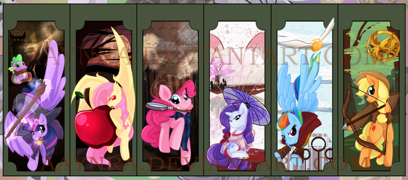 Size: 1280x564 | Tagged: apple, applejack, artist:aaynra, derpibooru import, flutterbat, fluttershy, mane seven, mane six, pinkie pie, race swap, rainbow dash, rarity, safe, spike, twilight sparkle, twilight sparkle (alicorn)