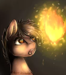 Size: 1024x1165 | Tagged: artist:kukirra, derpibooru import, fire, glimmer, oc, safe, solo, unofficial characters only