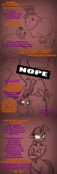 Size: 595x1797 | Tagged: safe, artist:lil miss jay, derpibooru import, twilight sparkle, oc, oc:malice, anthro, goat, sheep, ask lil miss rarity, 2015, alcohol, censor bar, censored, gorf, ram, shorp, tarot sparkle, tumblr