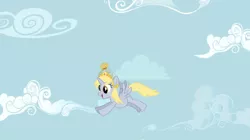 Size: 1280x715 | Tagged: safe, artist:poetessmlp, derpibooru import, derpy hooves, alicorn, pony, derpicorn, for a muffin, race swap, xk-class end-of-the-world scenario, youtube