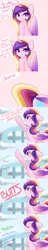 Size: 1280x6720 | Tagged: artist:sugarberry, ask-cadance, balcony, comic, crystal empire, derpibooru import, dialogue, eyes closed, floppy ears, heart, open mouth, princess cadance, safe, smiling, :t, tumblr, wide eyes, yelling