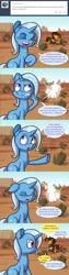 Size: 1280x5100 | Tagged: safe, artist:grandpalove, derpibooru import, cheese sandwich, trixie, pony, unicorn, ask trixie and cheese, comic, female, magic, mare, tumblr