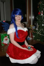 Size: 1280x1920 | Tagged: artist:amaranthialunaris, christmas, cosplay, derpibooru import, human, irl, irl human, photo, princess luna, safe, solo