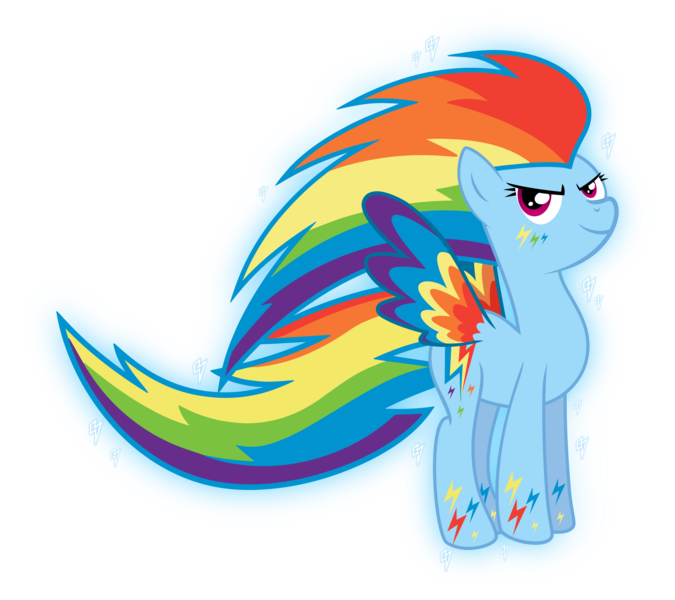 Size: 2792x2483 | Tagged: safe, artist:xebck, derpibooru import, rainbow dash, pegasus, pony, colored wings, female, mare, multicolored wings, rainbow power, rainbow wings, simple background, solo, transparent background, vector