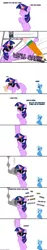 Size: 1050x5600 | Tagged: safe, artist:navitaserussirus, derpibooru import, trixie, twilight sparkle, genie, pony, unicorn, asktwixiegenies, comic, female, lesbian, mare, pencil, shipping, sunglasses, twixie, wedding