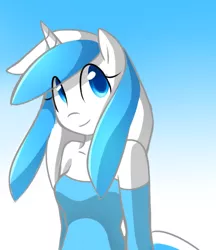 Size: 500x580 | Tagged: dead source, safe, artist:marytheechidna, derpibooru import, anthro, ask the console ponies, smiling, solo, wii, wii pony