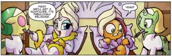 Size: 1130x371 | Tagged: babs seed, derpibooru import, idw, idw advertisement, rarity, safe, spa, spoiler:comic, spoiler:comicff13