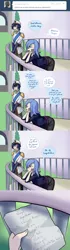 Size: 1280x4593 | Tagged: artist:7nights, ask, ask human luna, braces, comic, derpibooru import, female, human, humanized, male, princess luna, safe, shining armor, shiningluna, shipping, shipping denied, straight, tumblr