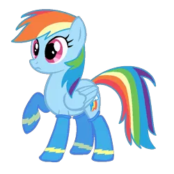 Size: 750x750 | Tagged: safe, artist:peternators, artist:redmagepony, derpibooru import, rainbow dash, clothes, ms paint, socks, solo