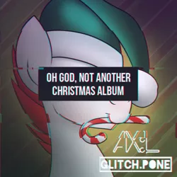 Size: 640x640 | Tagged: album, album cover, artist:axelthebrony955, artist:drawponies, axelthebrony, ax:l, christmas, cover art, derpibooru import, edit, glitch, glitch art, glitchpone, oc, oc:axel, patreon, safe, solo, unofficial characters only