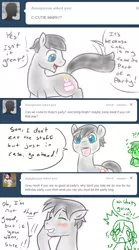 Size: 500x900 | Tagged: artist:jitterbugjive, ask, ask sunnytown, comic, derpibooru import, oc, oc:grey hoof, oc:three leaf, safe, story of the blanks, tumblr, unofficial characters only