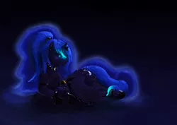 Size: 3508x2480 | Tagged: alternate hairstyle, artist:braukoly, derpibooru import, jewelry, princess luna, safe, solo