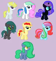 Size: 1350x1466 | Tagged: safe, artist:horseperson, derpibooru import, oc, unnamed oc, unofficial characters only, adoptable, base used, crack shipping, female, filly, magical lesbian spawn, ms paint, offspring, parent:applejack, parent:fluttershy, parent:king sombra, parent:nightmare moon, parent:prince blueblood, parent:princess cadance, parent:princess celestia, parent:queen chrysalis, parent:rainbow dash, parents:appleshimmer, parents:bluetrix, parents:chrysombra, parents:flutterdash, parent:shining armor, parents:nightmaredance, parent:sunset shimmer, parent:trixie, simple background