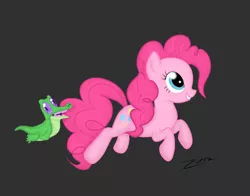 Size: 1150x900 | Tagged: artist:zonra, derpibooru import, gummy, pinkie pie, safe