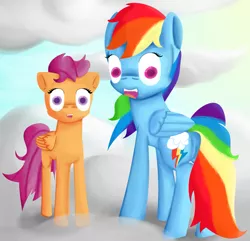 Size: 2013x1940 | Tagged: artist:crashbrowns, derpibooru import, rainbow dash, safe, scootaloo