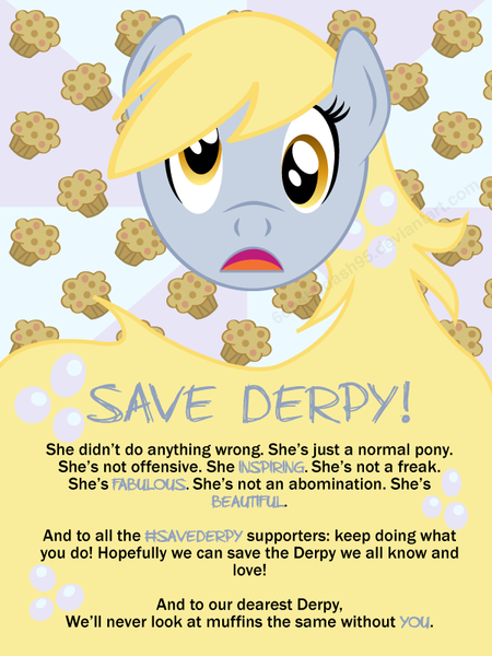 Size: 600x800 | Tagged: artist:6dash9dash95, derpygate, derpy hooves, muffin, niggoslav krawczyk, niggoslav strikes again, old drama, safe, save derpy, slowpoke, text