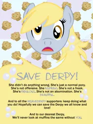 Size: 600x800 | Tagged: artist:6dash9dash95, derpygate, derpy hooves, muffin, niggoslav krawczyk, niggoslav strikes again, old drama, safe, save derpy, slowpoke, text