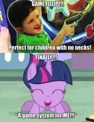 Size: 960x1244 | Tagged: derpibooru import, edit, error, filly, filly twilight sparkle, great moments in animation, image macro, jontron, jontron thread, meme, obligatory pony, photoshop, plug and play consoles, safe, solo, twilight sparkle