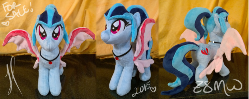 Size: 1024x408 | Tagged: safe, artist:zombies8mywaffle, derpibooru import, sonata dusk, ponified, pony, irl, photo, plushie, solo