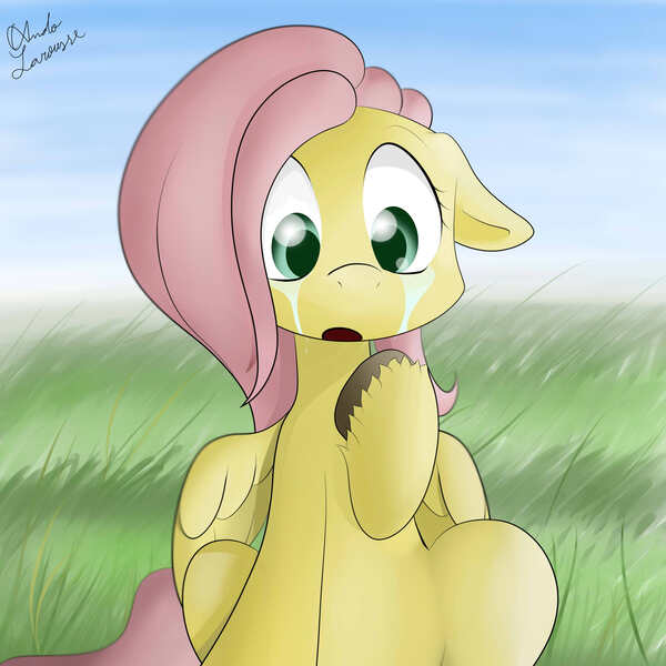 Size: 2000x2000 | Tagged: artist:ando, crying, cute, derpibooru import, fluttershy, safe, solo