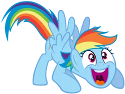 Size: 3998x3000 | Tagged: artist:scourge707, derpibooru import, rainbow dash, safe, simple background, so fucking happy, solo, transparent background, vector