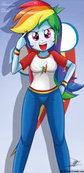 Size: 645x1321 | Tagged: safe, artist:the-butch-x, derpibooru import, rainbow dash, equestria girls, adorasexy, beautiful, beautiful x, blushing, clothes, cute, dashabetes, hand on hip, looking at you, open mouth, pajamas, pointing, sexy, smiling, smirk, solo