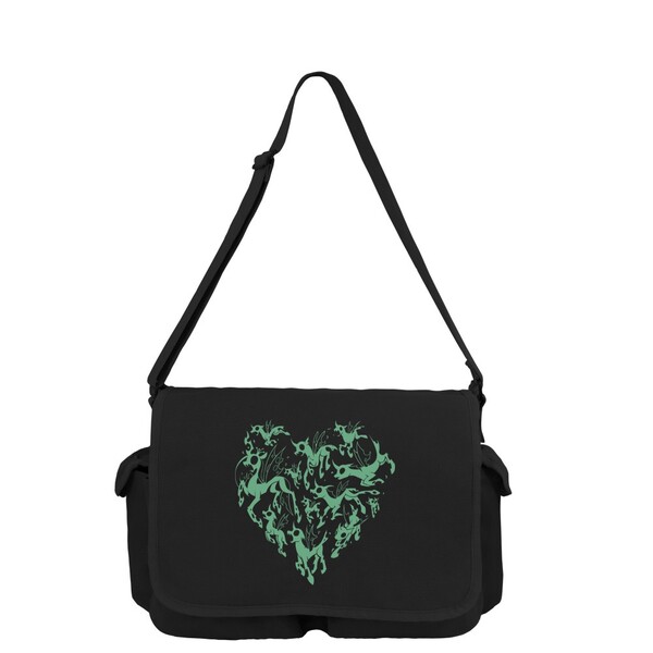 Size: 1000x1000 | Tagged: bag, changeling, derpibooru import, heart, merchandise, messenger bag, official, queen chrysalis, safe, welovefine