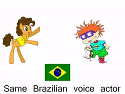 Size: 800x600 | Tagged: brazil, brazilian portuguese, cheese sandwich, critical research failure, derpibooru import, exploitable meme, meme, rugrats, safe, same voice actor, wrong