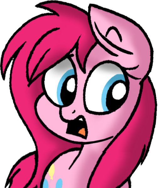 Size: 551x657 | Tagged: artist:strangiesleepy, cute, cuteamena, d:, derpibooru import, frown, open mouth, pinkamena diane pie, pinkie pie, safe, shocked, simple background, solo, transparent background, wide eyes