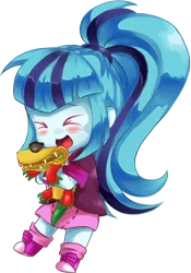 Size: 828x1184 | Tagged: safe, artist:oathkeeper21, derpibooru import, sonata dusk, equestria girls, clothes, cloudy with a chance of meatballs, cloudy with a chance of meatballs 2, skirt, sonataco, taco, tacodile