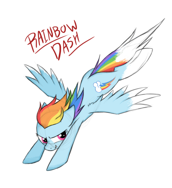 Size: 1100x1200 | Tagged: safe, artist:natsu714, derpibooru import, rainbow dash, flying, simple background, solo, transparent background