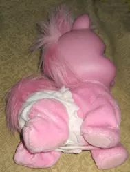 Size: 774x1024 | Tagged: derpibooru import, diaper, g3.5, hasbro, irl, official, photo, pinkie pie, plushie, safe, toy