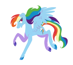 Size: 926x828 | Tagged: artist:tinyfeather, backwards cutie mark, derpibooru import, rainbow dash, safe, solo