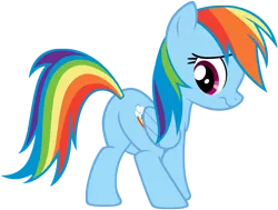 Size: 3000x2268 | Tagged: artist:scourge707, derpibooru import, plot, rainbow dash, rainbow falls, rainbutt dash, safe, simple background, solo, transparent background, vector