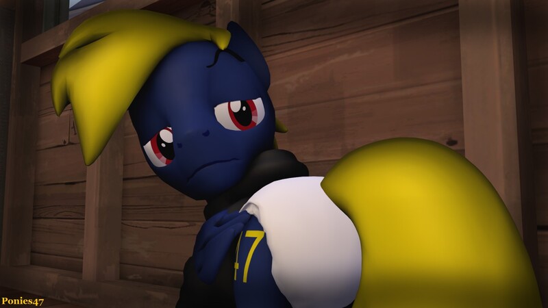 Size: 1280x720 | Tagged: 3d, artist:ponies47, clothes, diaper, diaper fetish, oc, oc:navy numbers, questionable, source filmmaker, sweater