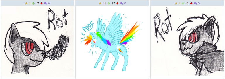 Size: 769x273 | Tagged: derpibooru, derpibooru import, exploitable meme, juxtaposition, juxtaposition win, meme, meta, oc, rainbow dash, safe