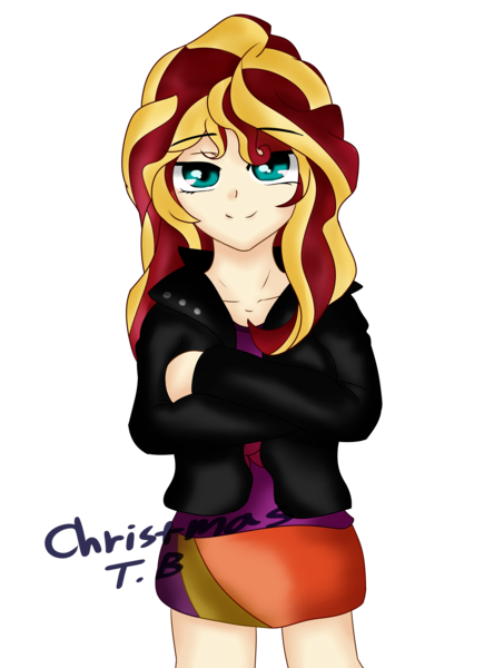 Size: 2900x4000 | Tagged: safe, artist:korchristmas, derpibooru import, sunset shimmer, equestria girls, cute, humanized, simple background, solo, transparent background